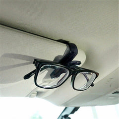 2pcs Universal Sunglasses Clips Car Visor Glasses Card Holder Auto Accessories
