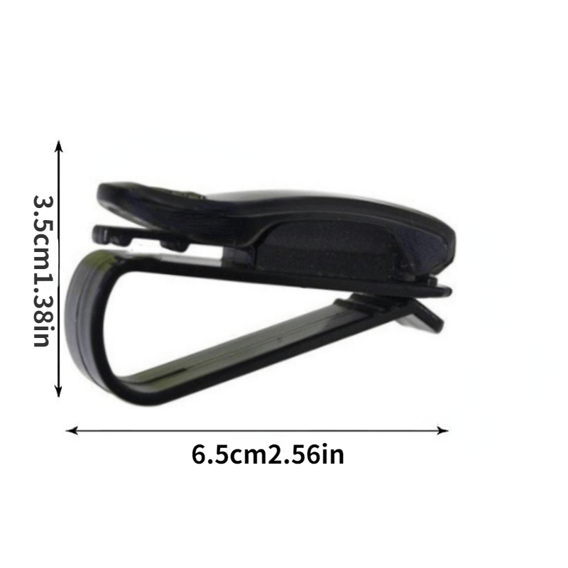 2pcs Universal Sunglasses Clips Car Visor Glasses Card Holder Auto Accessories
