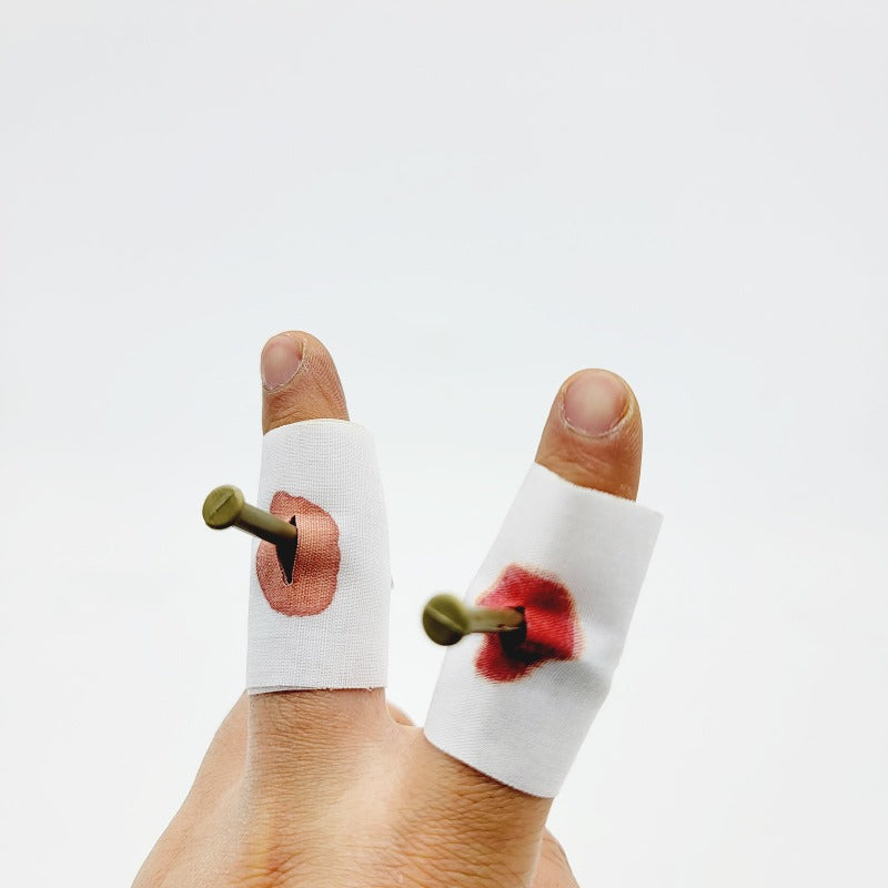 5pcs Finger Piercing Tricky Toy Magic Props Funny Prank Prop Horrific Toys