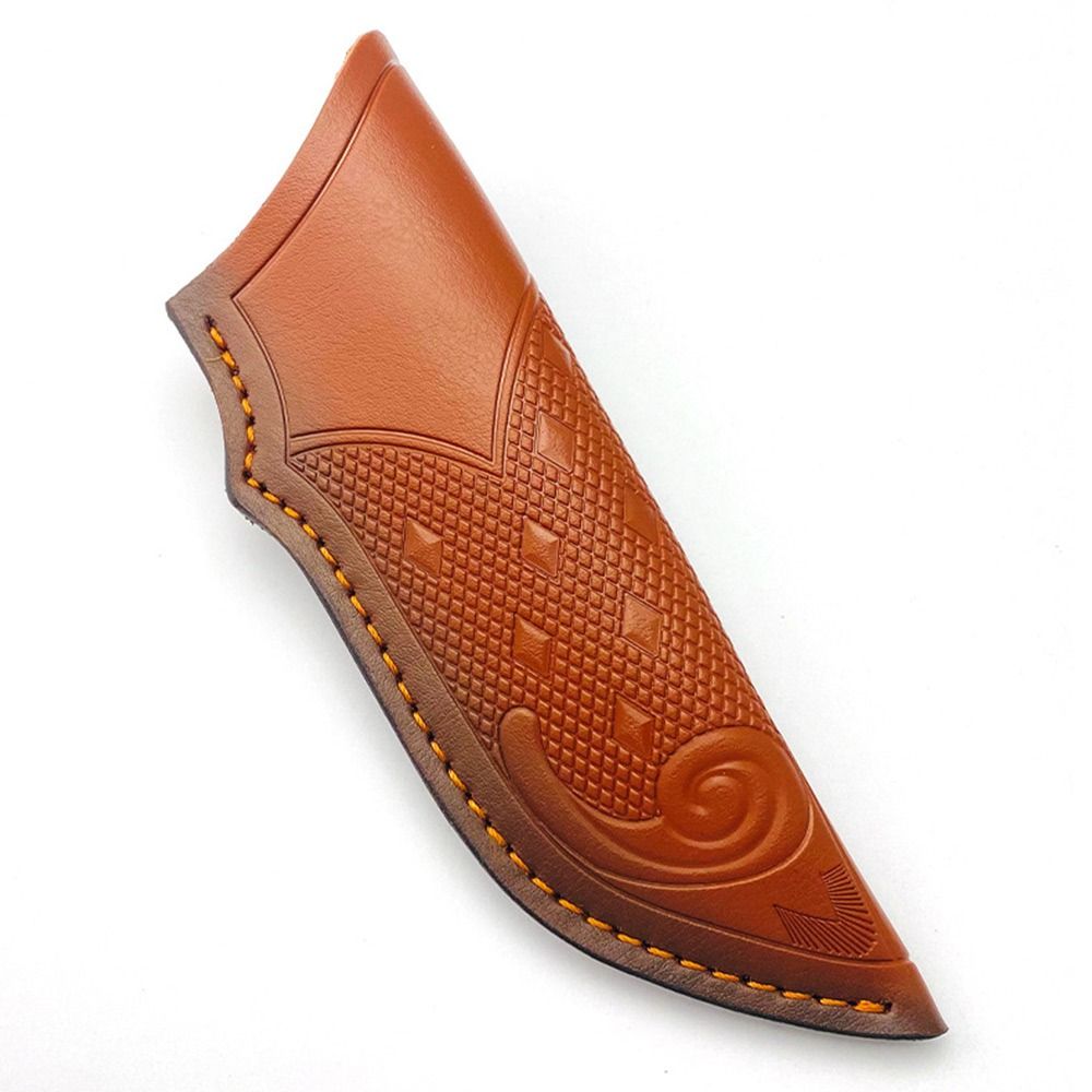Leather Flashlight Belt Loop Scabbard Tool Holder