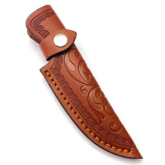 Leather Flashlight Belt Loop Scabbard Tool Holder