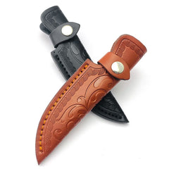 Leather Flashlight Belt Loop Scabbard Tool Holder
