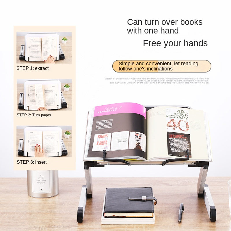 Multifunctional Reading Rack Book Easel Adult Desktop School Student Reading