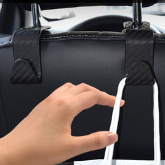 2pcs Car Seat Headrest Hook Auto Seat Hook Hanger Creative Hook
