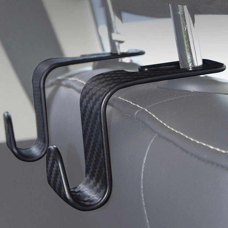 2pcs Car Seat Headrest Hook Auto Seat Hook Hanger Creative Hook