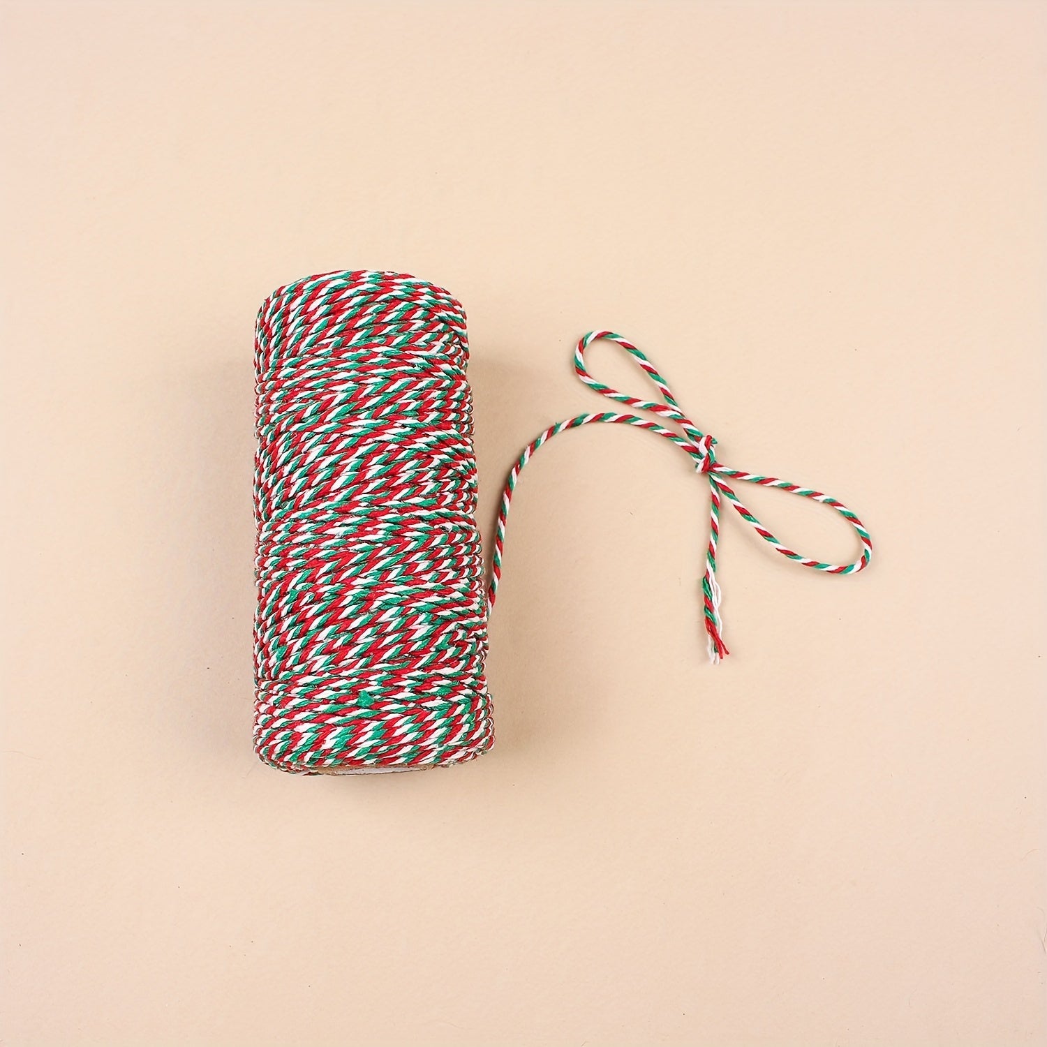 3 Roll Christmas Cotton Twine Rope Cord Gift Wrapping