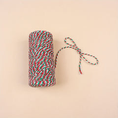 3 Roll Christmas Cotton Twine Rope Cord Gift Wrapping