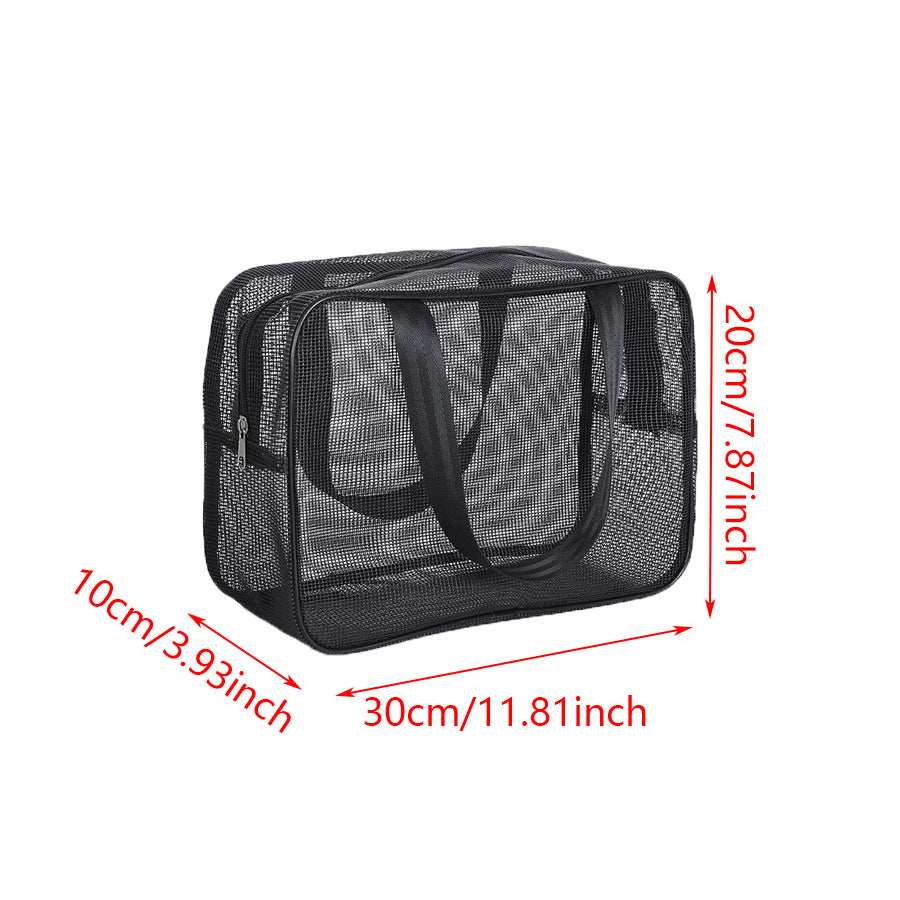 Portable Mesh Shower Tote Caddy for College Dorm Camp Gym Camping Quick Dry