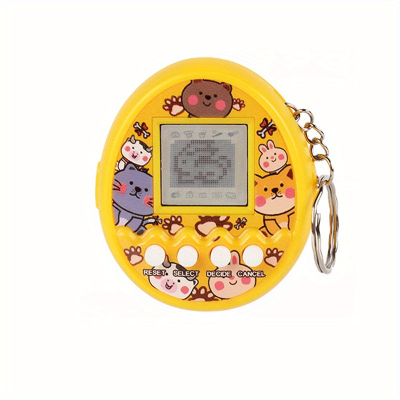 Electronic Pet Handheld Game Machine Virtual Rabbit Pet Keychain Ornament