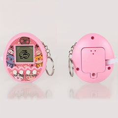 Electronic Pet Handheld Game Machine Virtual Rabbit Pet Keychain Ornament
