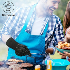 Fireproof Oven Gloves Heat Resistant Cut Resistant Non Slip Silicone BBQ Gloves