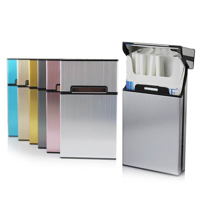 1pc Ultra thin Storage Case Metal Box 20 Thin Household Gadgets