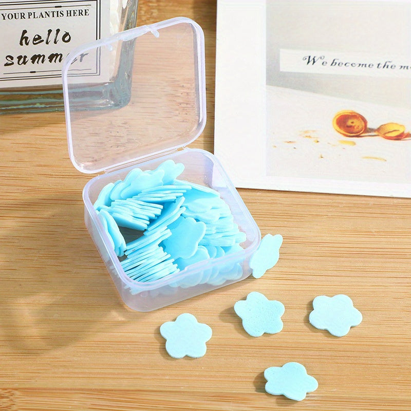 3pcs Portable Disposable Hand Washing Soap Flakes for Outdoor Camping Travel