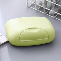 Waterproof Travel Soap Box with Cover and Lock Portable Soap Storage Tray