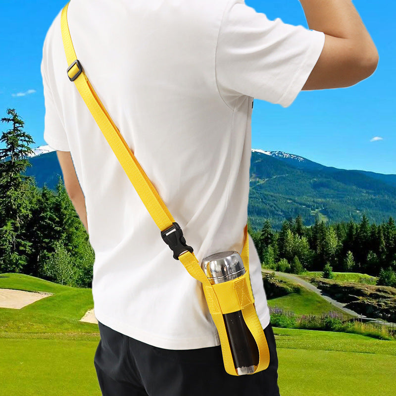 Water Bottle Bag Shoulder Strap Adjustable for Outdoor Mountaineering Travel