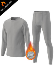Men's Warm Sport Set Quick Drying Tee & Compression Pants