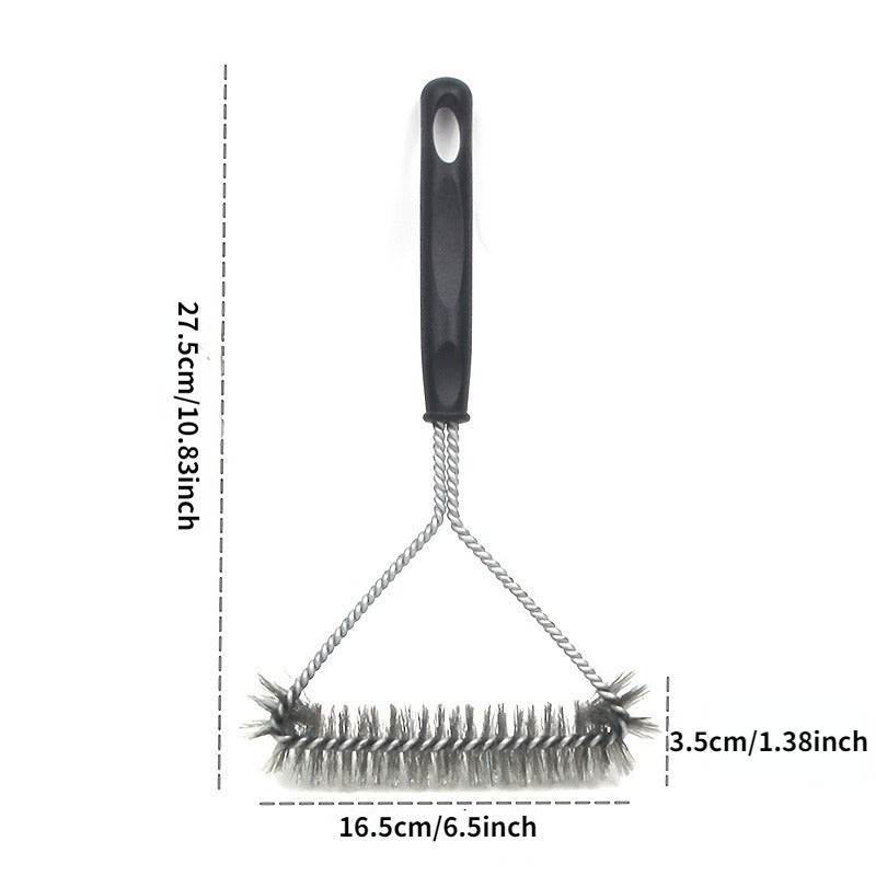 Grill Brush & Scraper BBQ Cleaner Stainless Steel Wire 12 inch