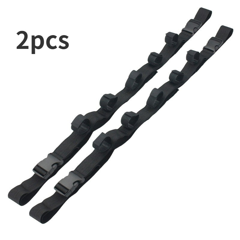 Adjustable Car Fishing Rod Holder 5 Rods Capacity Heavy Duty Nylon Rod Carrier