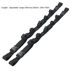Adjustable Car Fishing Rod Holder 5 Rods Capacity Heavy Duty Nylon Rod Carrier