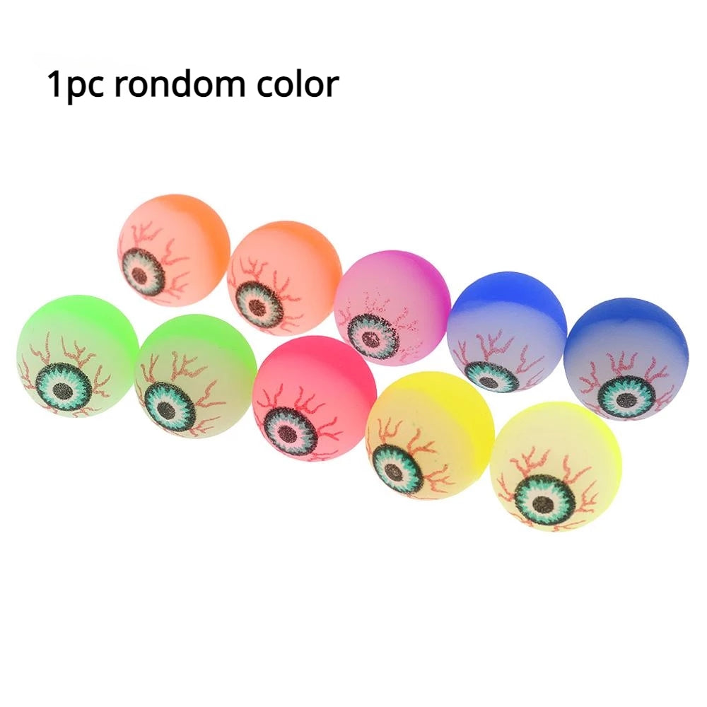Glowing Doll Bouncy Eyeball Halloween Prop Party Decoration