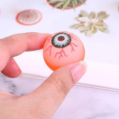 Glowing Doll Bouncy Eyeball Halloween Prop Party Decoration