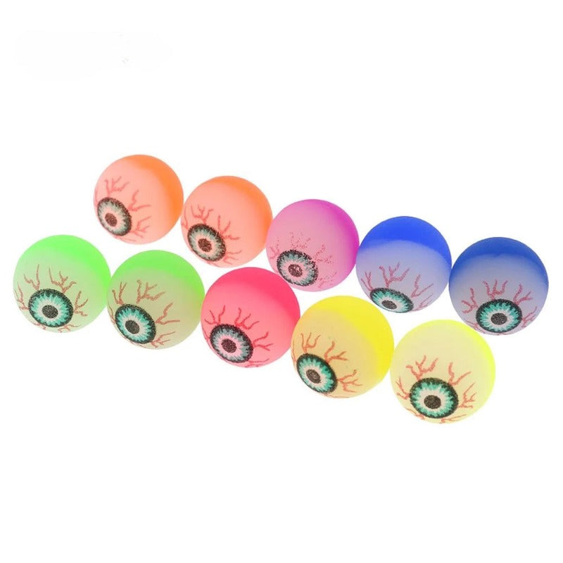 Glowing Doll Bouncy Eyeball Halloween Prop Party Decoration