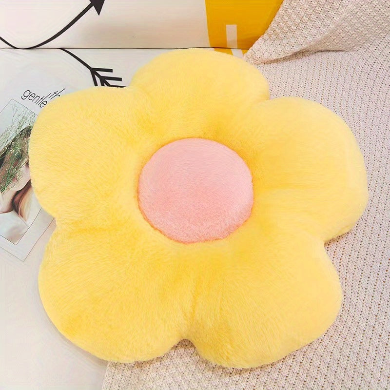 Flower Shaped Pillow for Room Decor Sofa Couch Bed Car Reading