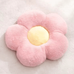 Flower Shaped Pillow for Room Decor Sofa Couch Bed Car Reading