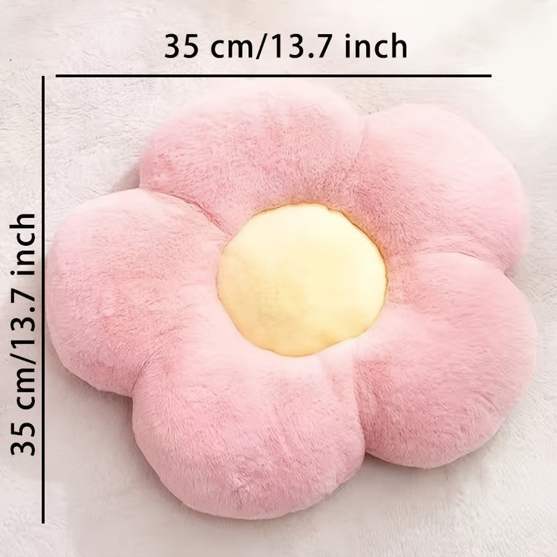 Flower Shaped Pillow for Room Decor Sofa Couch Bed Car Reading