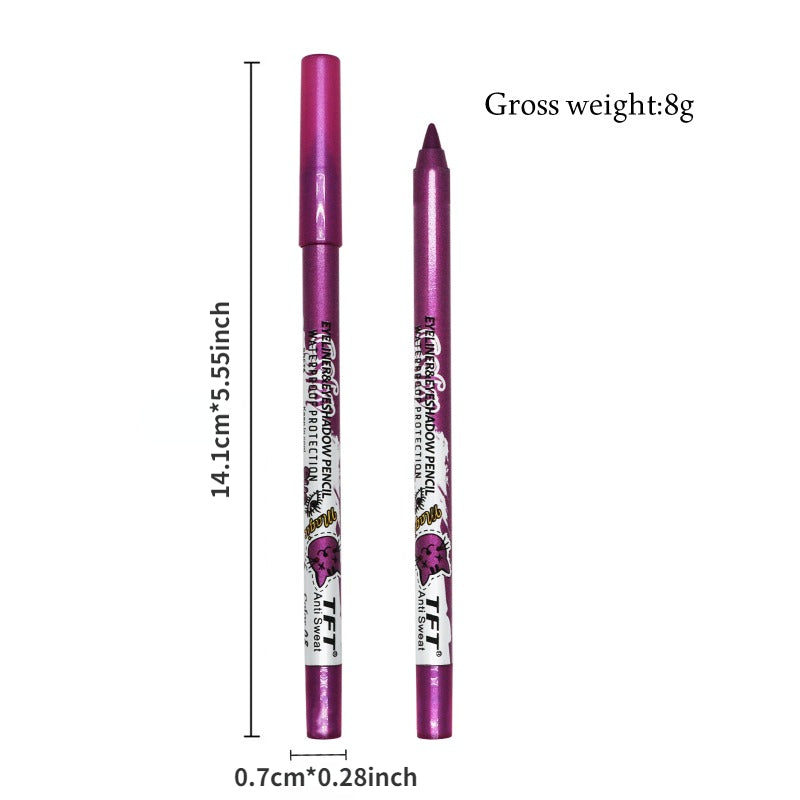 Highlighter Eyeshadow Pencil Glitter Sequin Eyeliner Pen 14 Colors