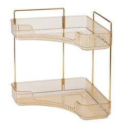 1pc Light Corner Shelf Kitchen Storage Bathroom Corner Shelf Layer Shelf Vanity