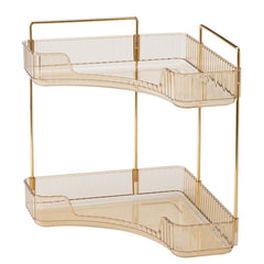 1pc Light Corner Shelf Kitchen Storage Bathroom Corner Shelf Layer Shelf Vanity