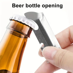 Stainless Steel Folding Bottle Opener for Outdoor Camping