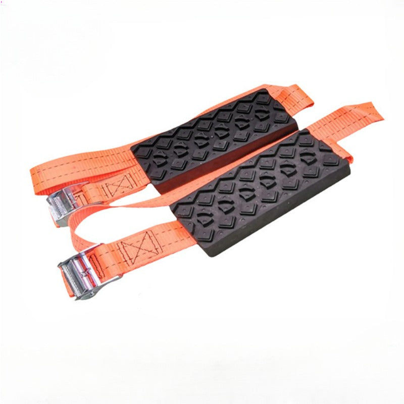 1pc Car Mud Rescue Board Sand Emergency Rescue Chain Off road Anti Sinking Board