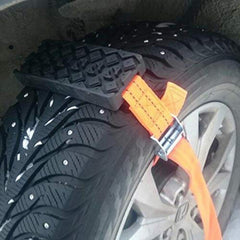 1pc Car Mud Rescue Board Sand Emergency Rescue Chain Off road Anti Sinking Board
