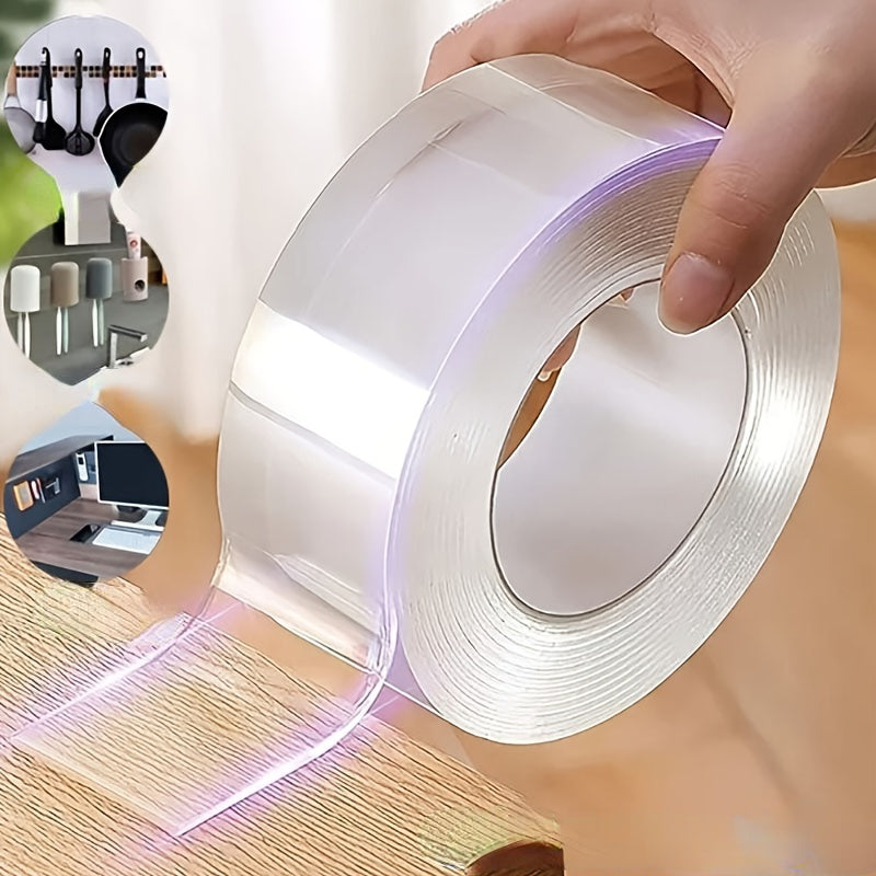 Transparent Nano Tape Washable Reusable Double Sided Tape