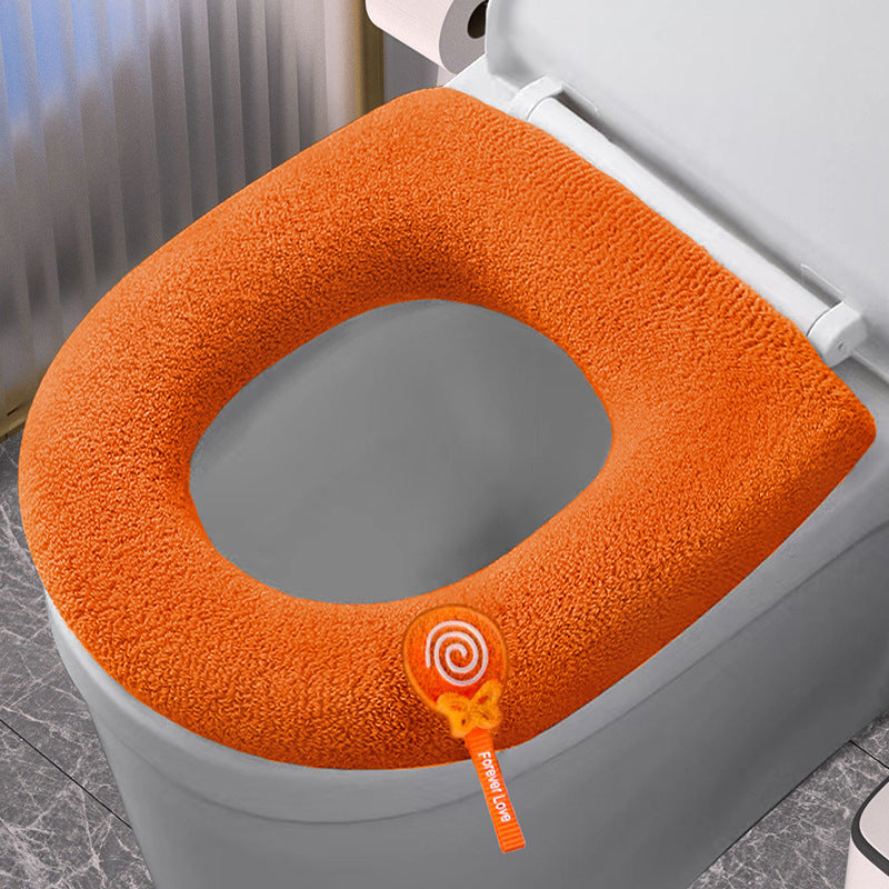 Universal Padded Toilet Seat for Warmth & Comfort
