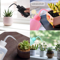 2pcs 250ML Watering Bottles for Succulent Plants & Eyelash Cleaning