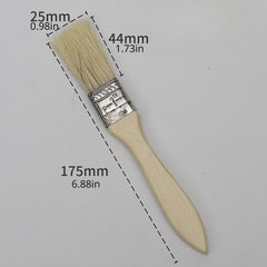 Wooden Handle Paint Brush Bristle Silk Brush Industrial Small Brush