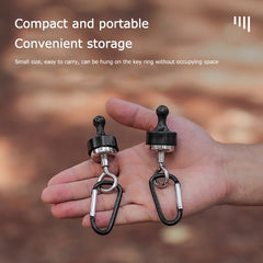 1pc Magnetic Hook Hanging Buckle Hook Alloy Outdoor Fixing Hook