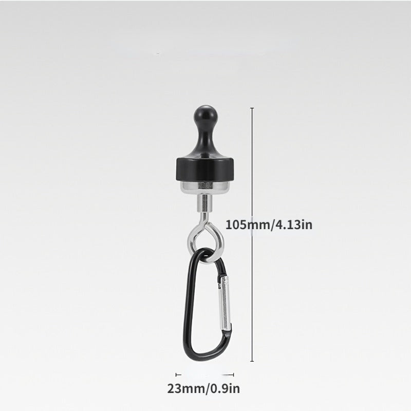 1pc Magnetic Hook Hanging Buckle Hook Alloy Outdoor Fixing Hook