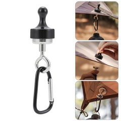 1pc Magnetic Hook Hanging Buckle Hook Alloy Outdoor Fixing Hook