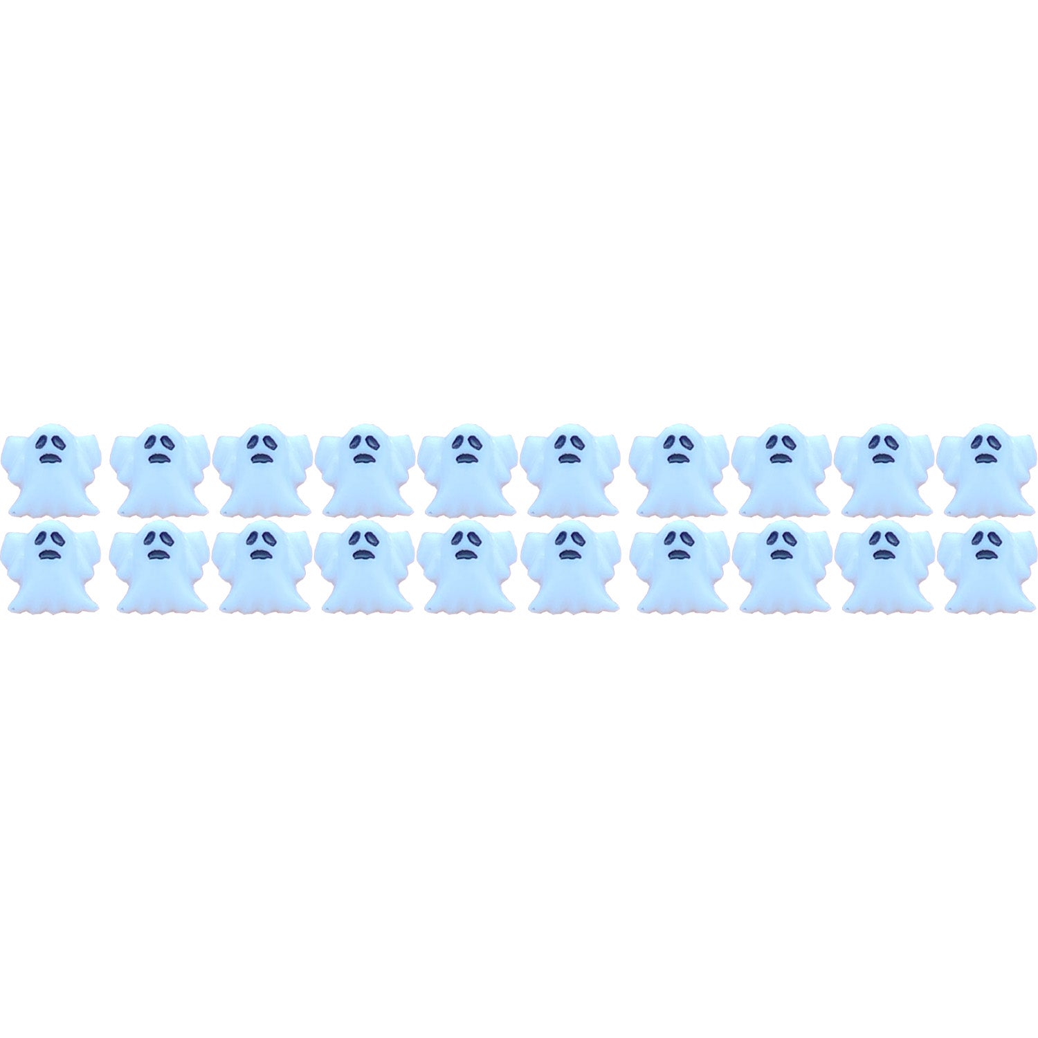 Resin Mini Ghost Series Flat Back Manicure Hair Bows Accessories - Pack of 20/50