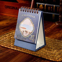 Standing Flip Calendar Mini Desk Calendar Ancient Schedule Planner