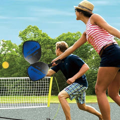 Pickleball Paddle Set with Storage Bag 2pcs Rackets 4 Balls Outdoor Sports