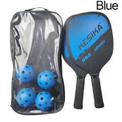 Pickleball Paddle Set with Storage Bag 2pcs Rackets 4 Balls Outdoor Sports