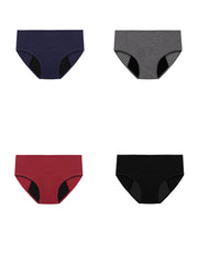 4pcs Menstrual Period Panties - Comfy & Breathable Anti Leak Underwear
