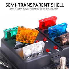 120pcs Car Micro Blade Fuse Kit 1pc Extractor Standard Replacement 5-30A
