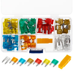 120pcs Car Micro Blade Fuse Kit 1pc Extractor Standard Replacement 5-30A
