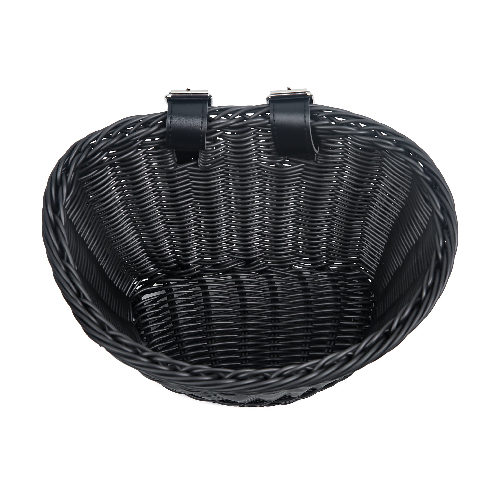 Bicycle Basket Front Handlebar Bike Basket Rattan Vintage Wicker